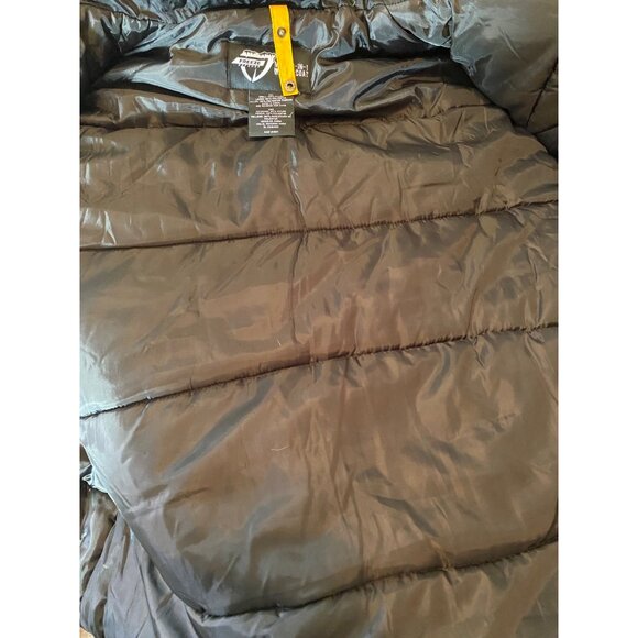 Freeze Defense Mens 3-In-1 Winter Coat Yellow & Black Nylon Polyester Hood 2XL - Picture 5 of 14